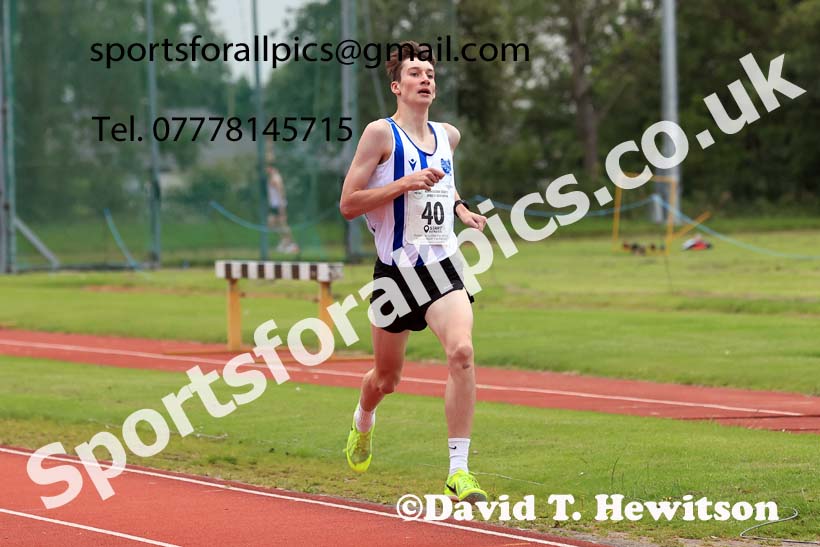 The 1500 metres, Wednesday, july 24th, 2024 NEGP 5, Monkton Stadium.  Photo: David T. Hewitson/Sports for All Pics